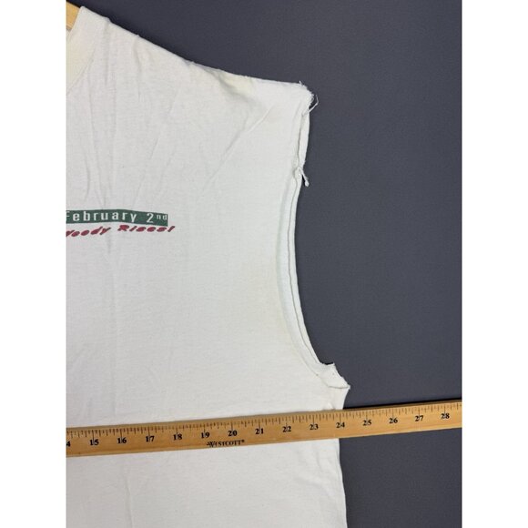 Vintage Y2K Happy Woodchuck Day Draft Cider Amber Alcohol Beer White Promo XL - Picture 10 of 11